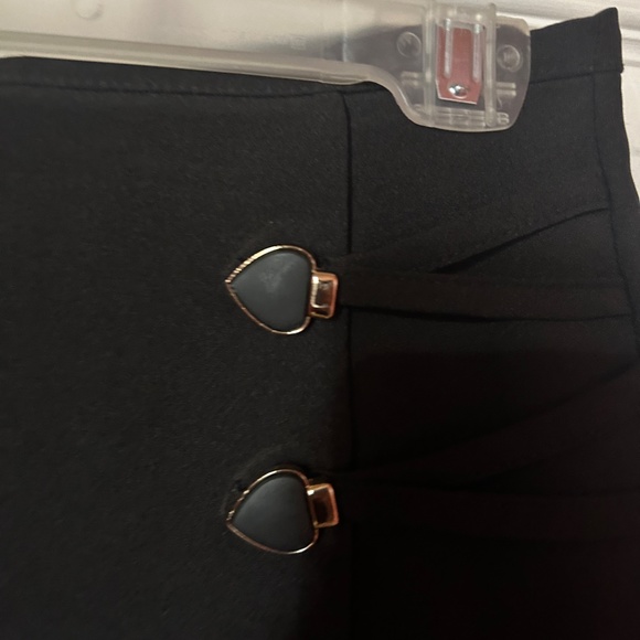 AMAZING BEAUTIFUL MINI SKIRT GOTH SCHOOLGIRL HEARTS ANIME Large Women's L Lana - Picture 3 of 7